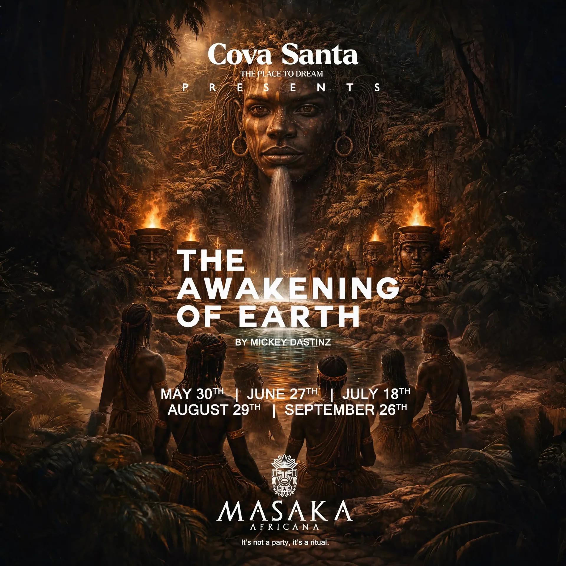 Masaka Africana at Cova Santa on Saturday, July 4, 2026