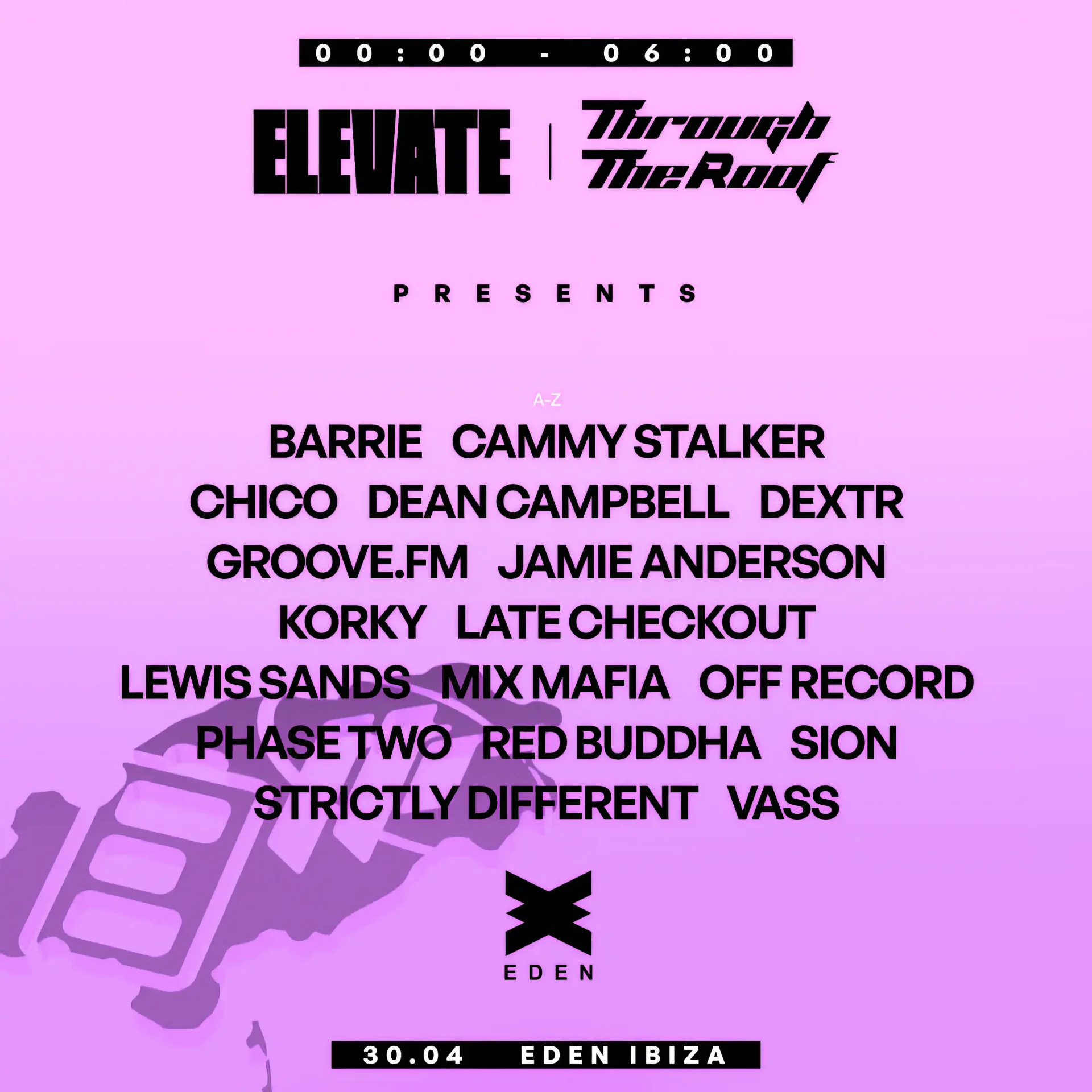 Eleveate x Through the Roof at Eden