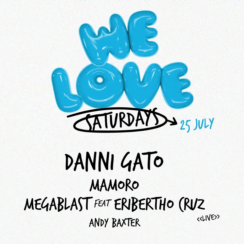 We Love Saturdays at Blue Marlin on Saturday, July 25, 2026