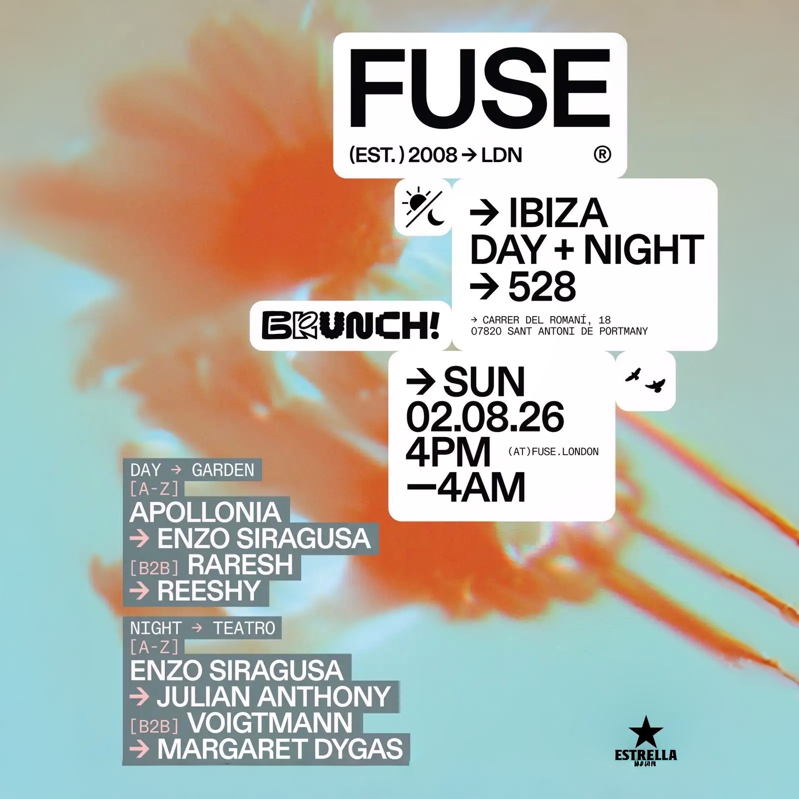 Fuse at 528 on Sunday, August 2, 2026