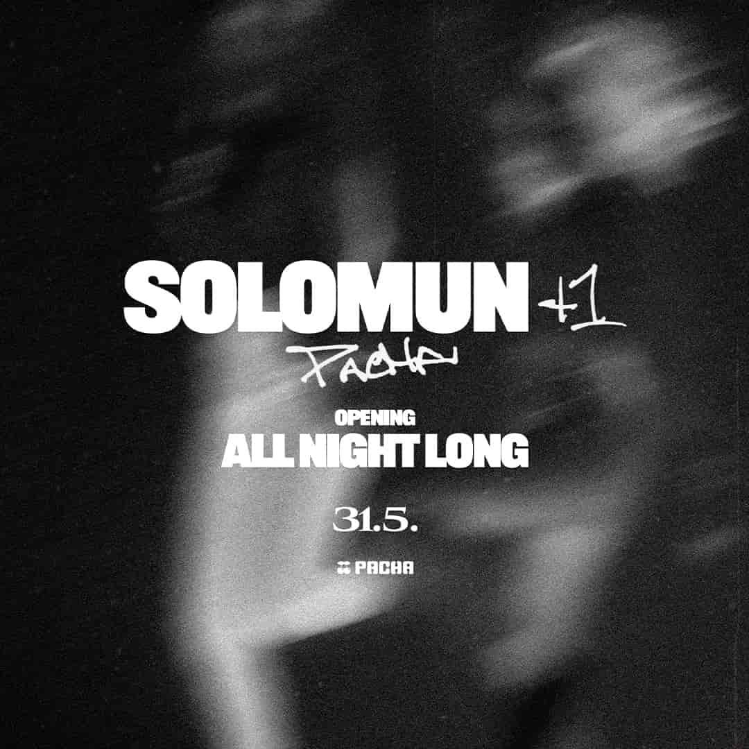 Solomun+1 at Pacha on Sunday, May 31, 2026