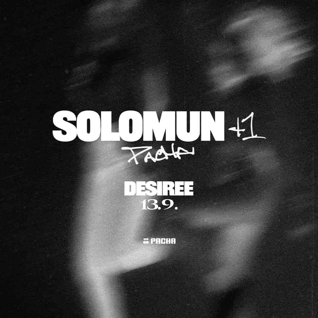 Solomun+1 at Pacha on Sunday, September 13, 2026