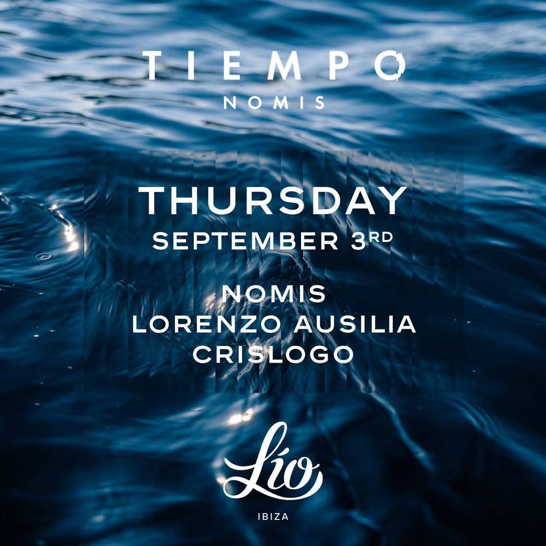 Tiempo at Lio on Thursday, September 3, 2026