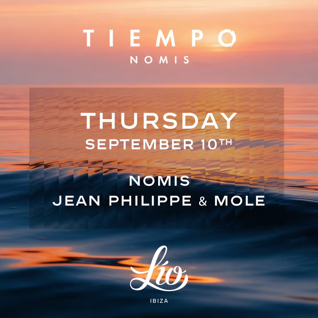 Tiempo at Lio on Thursday, September 10, 2026
