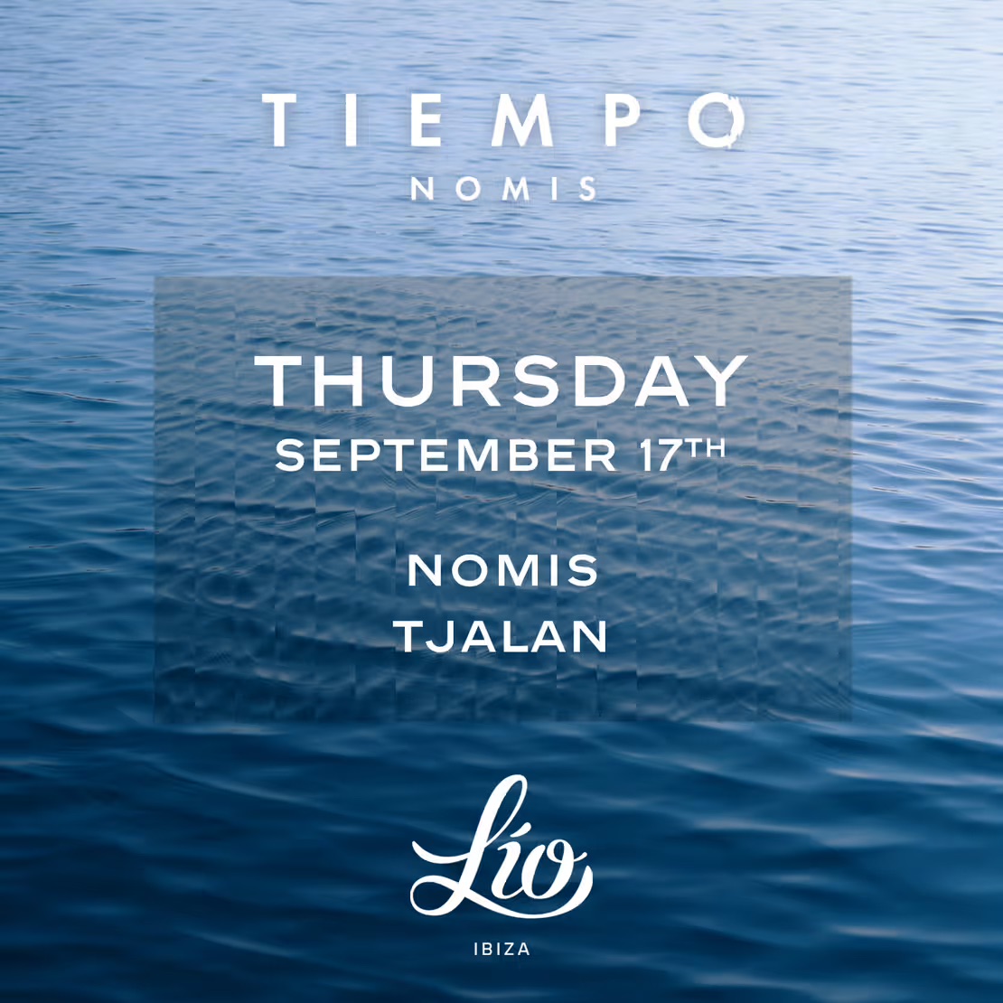 Tiempo at Lio on Thursday, September 17, 2026