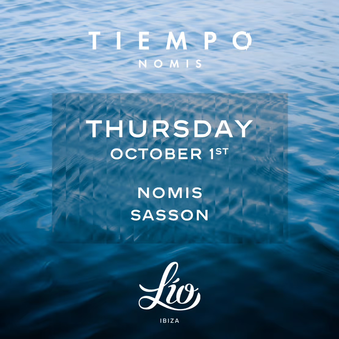 Tiempo at Lio on Thursday, October 1, 2026