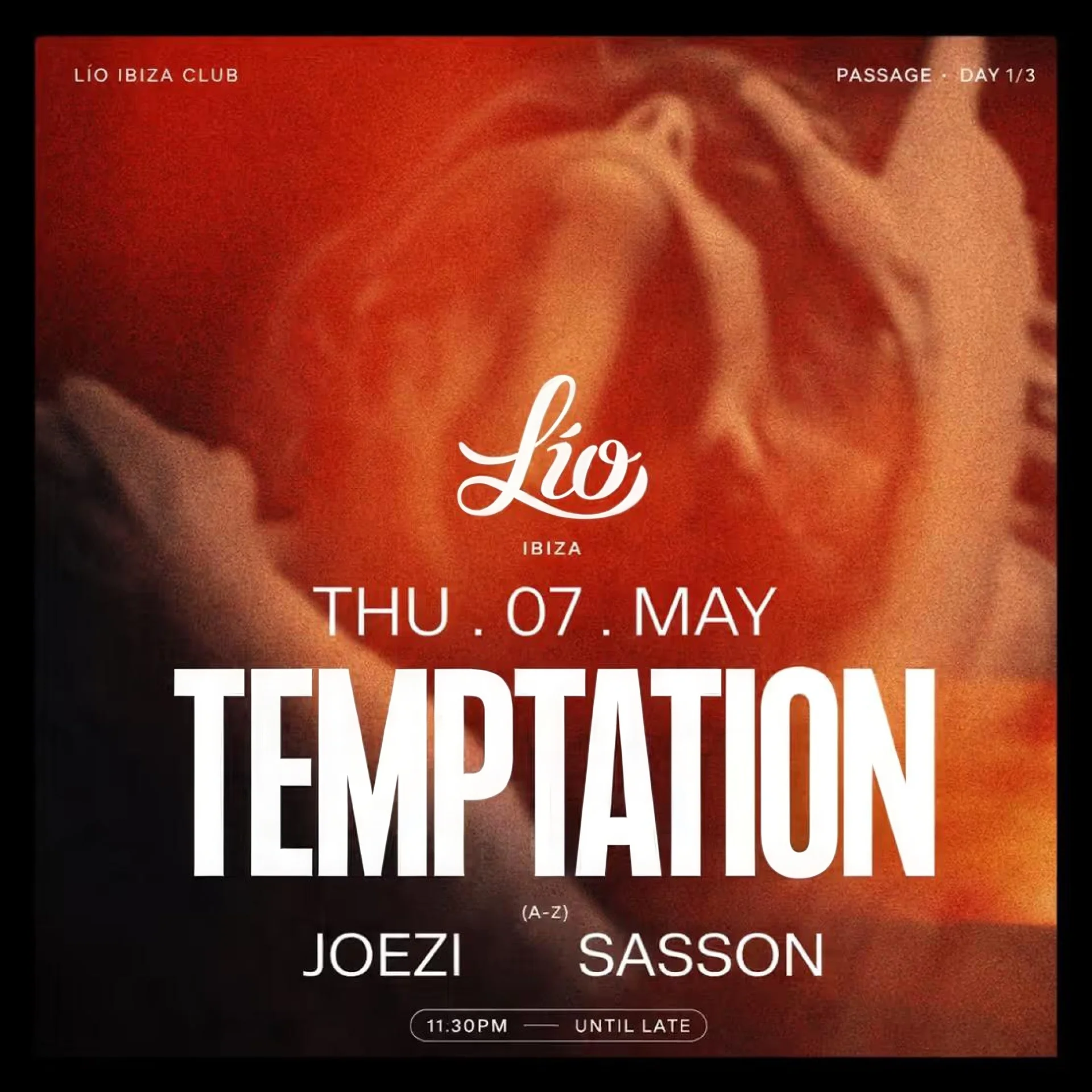 Lío Passage at Lio on Thursday, May 7, 2026