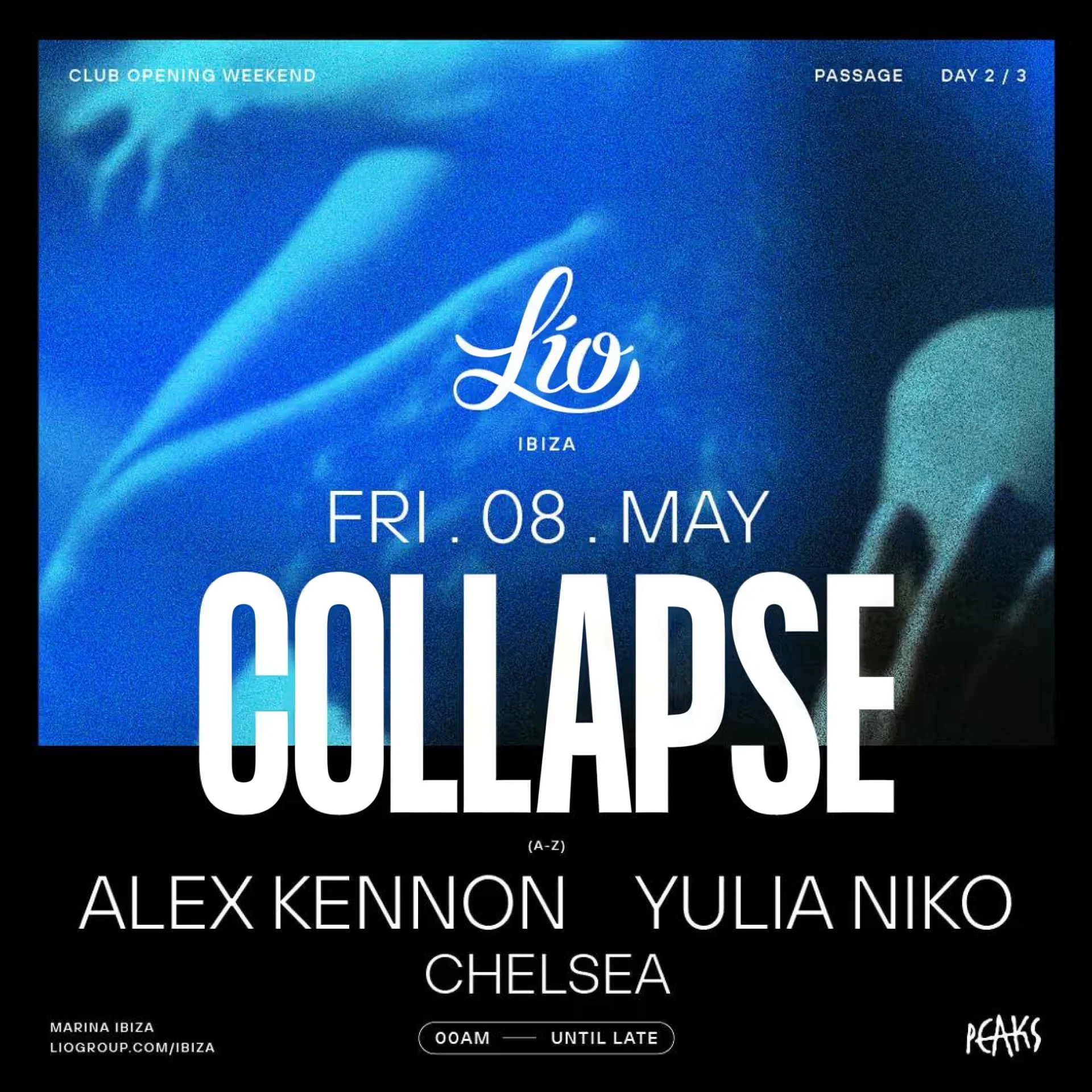 Lío Passage at Lio on Friday, May 8, 2026