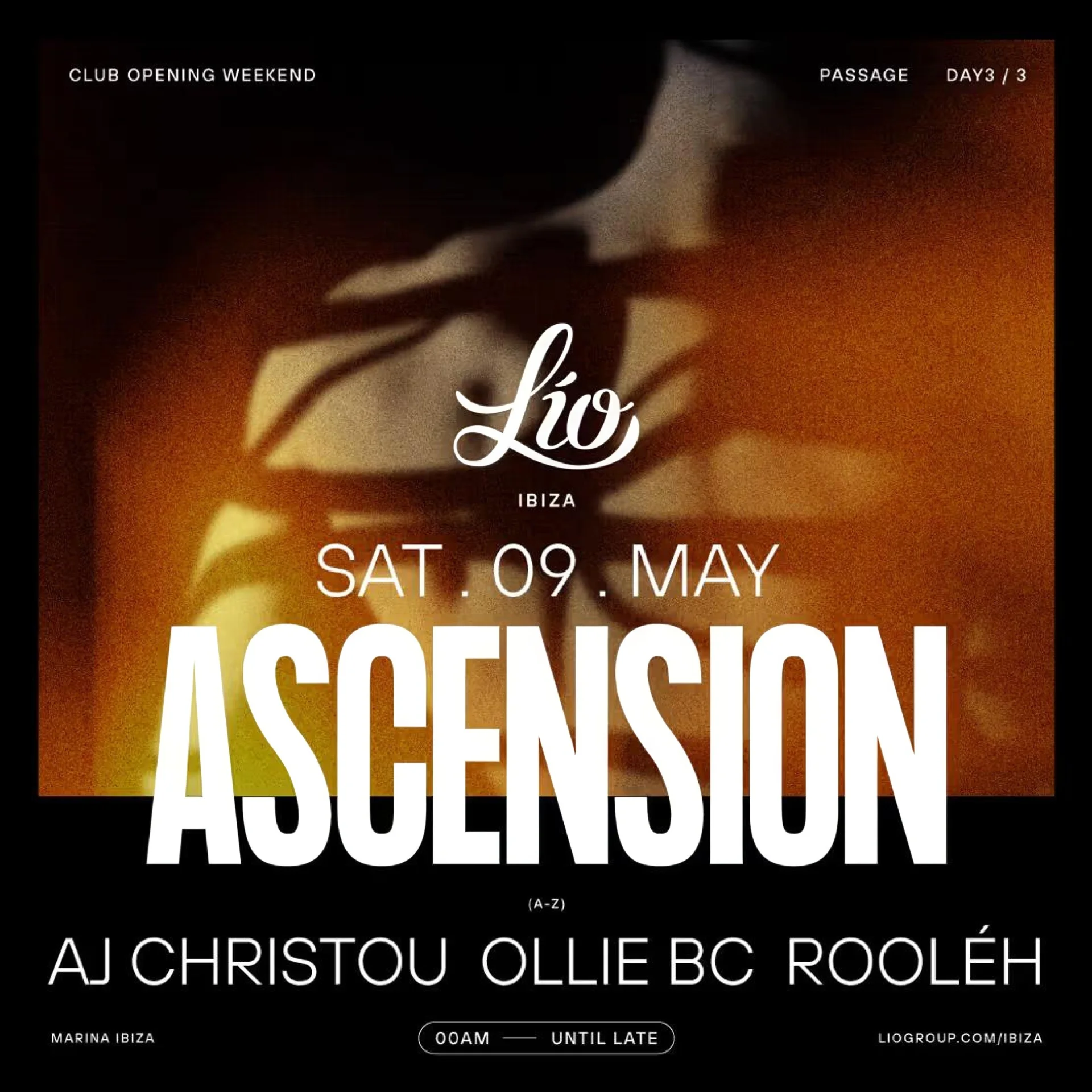 Lío Passage at Lio on Saturday, May 9, 2026