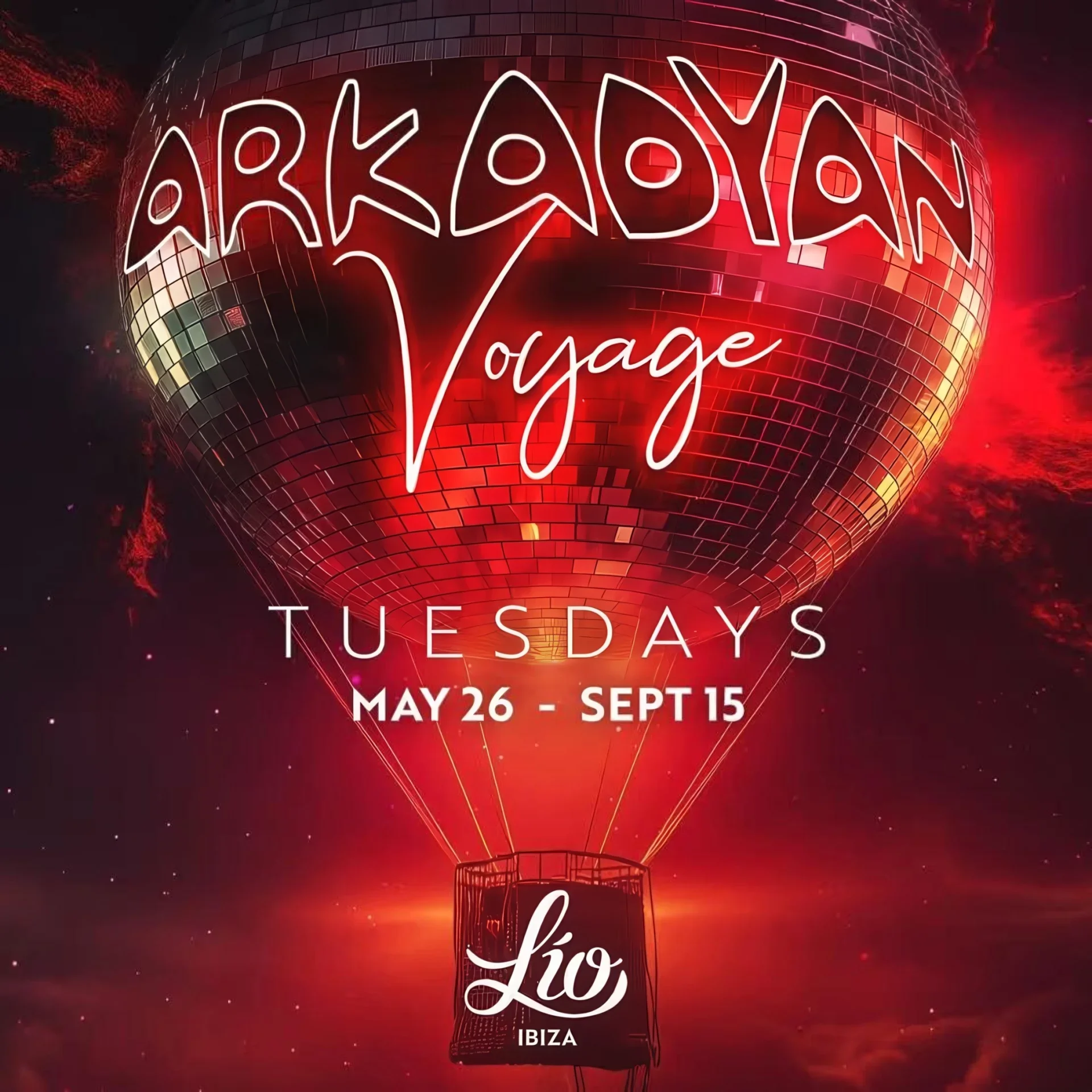 Arkadyan Voyage at Lio on Tuesday, August 11, 2026