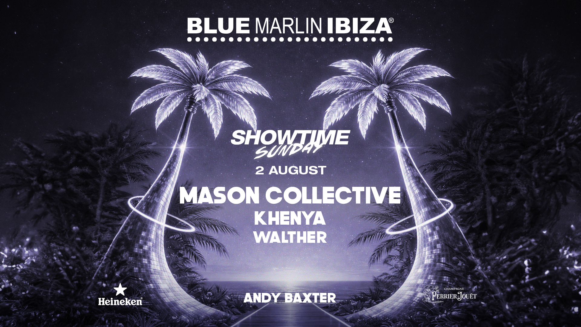 Showtime Sunday at Blue Marlin on Sunday, August 2, 2026