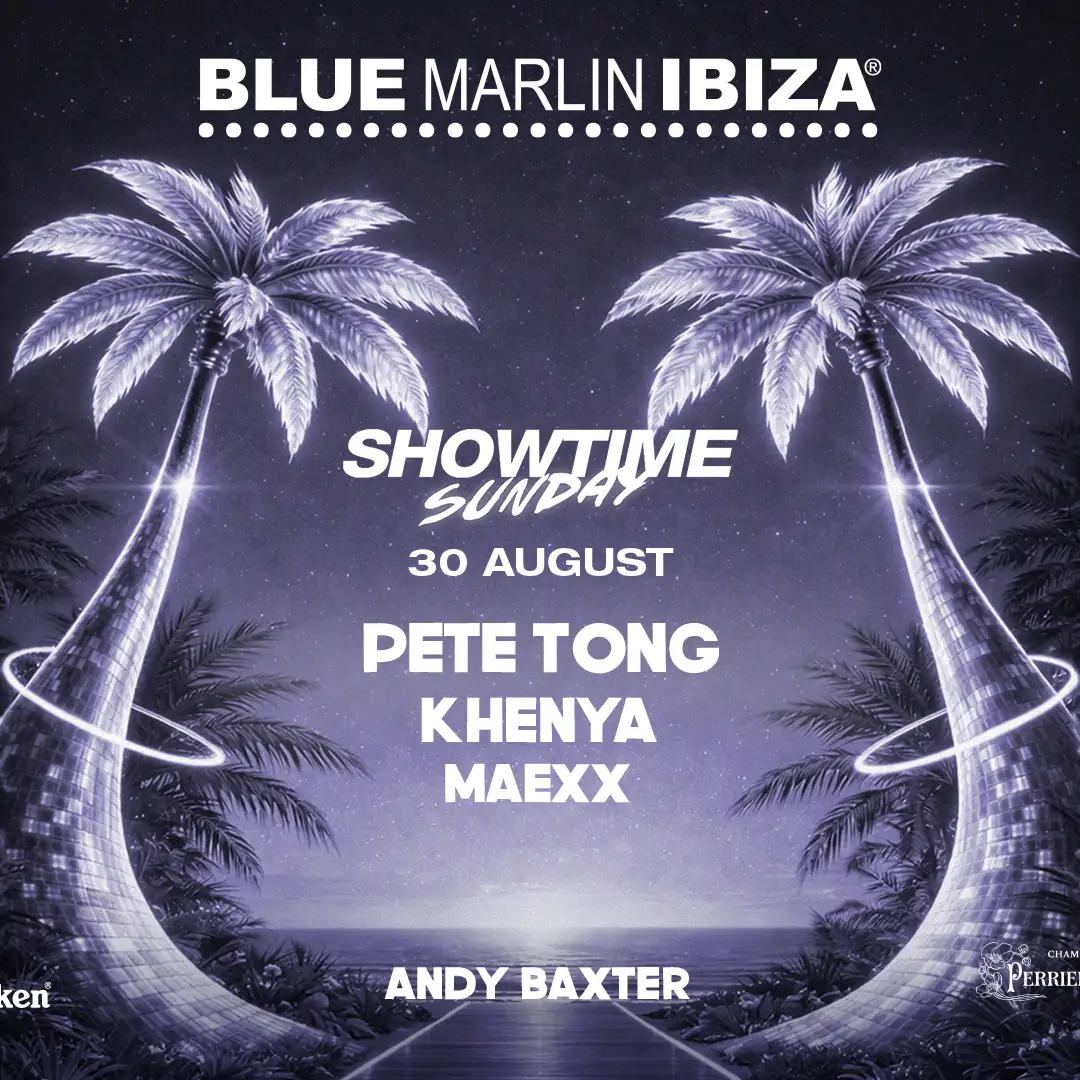 Showtime Sunday at Blue Marlin on Sunday, August 30, 2026