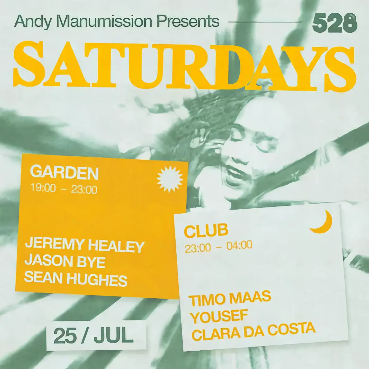 Saturdays at 528 on Saturday, July 25, 2026