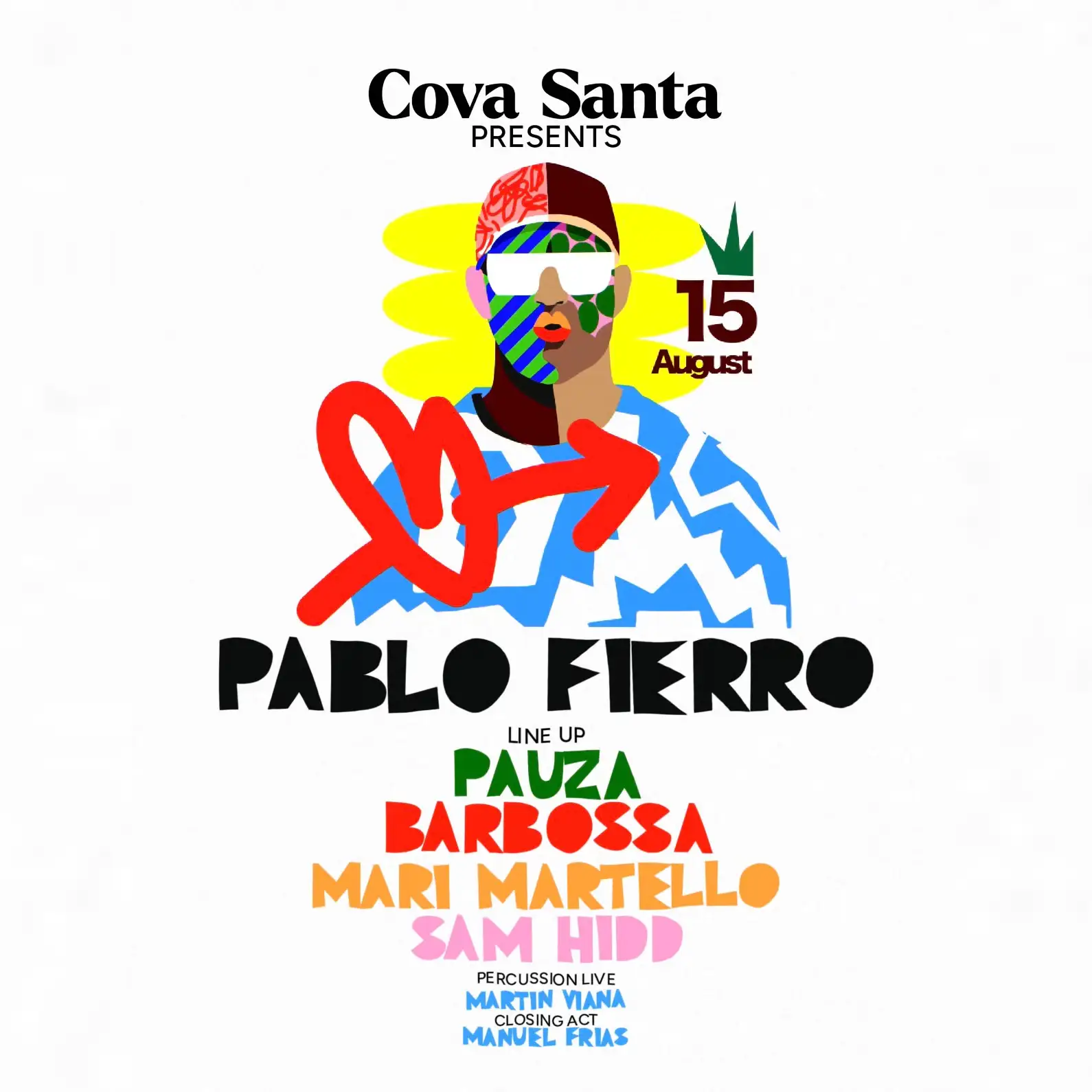 Cova Santa Presents at Cova Santa on Saturday, August 15, 2026
