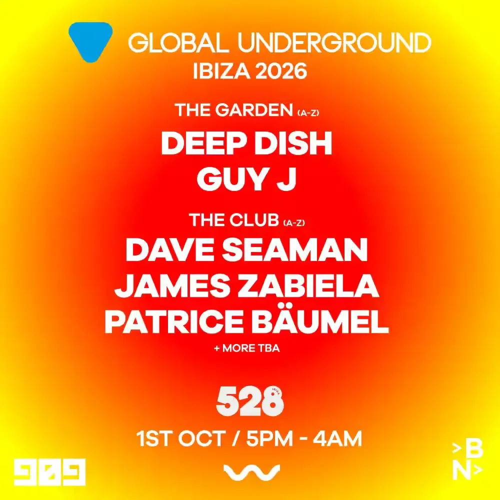 Global Underground at 528 on Thursday, October 1, 2026