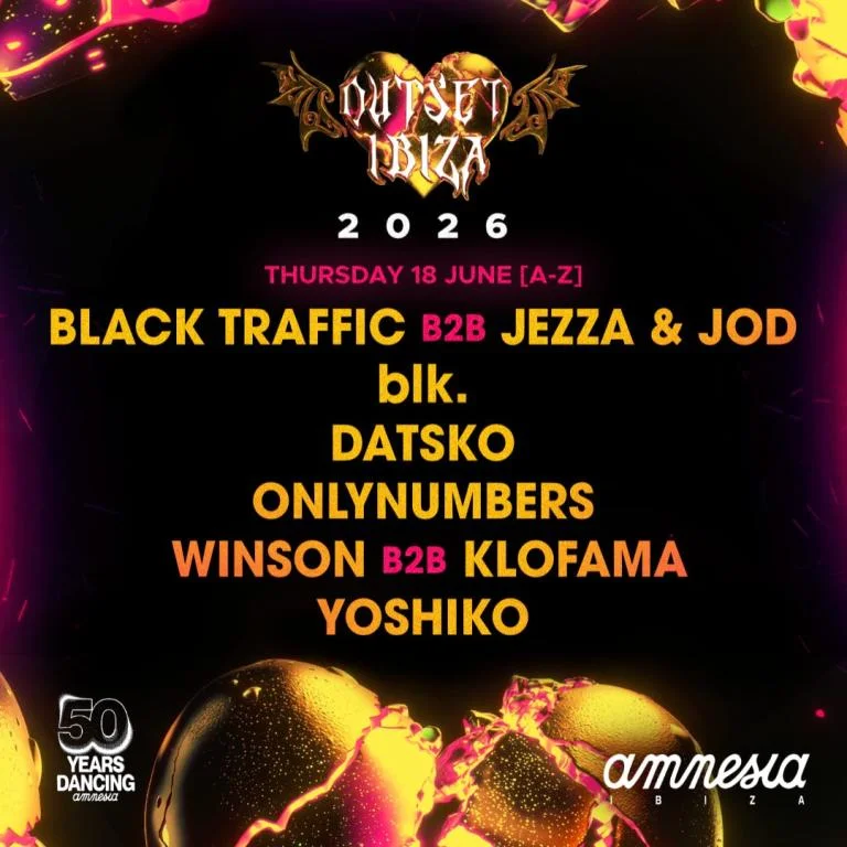 Outset Ibiza at Amnesia on Thursday, June 18, 2026