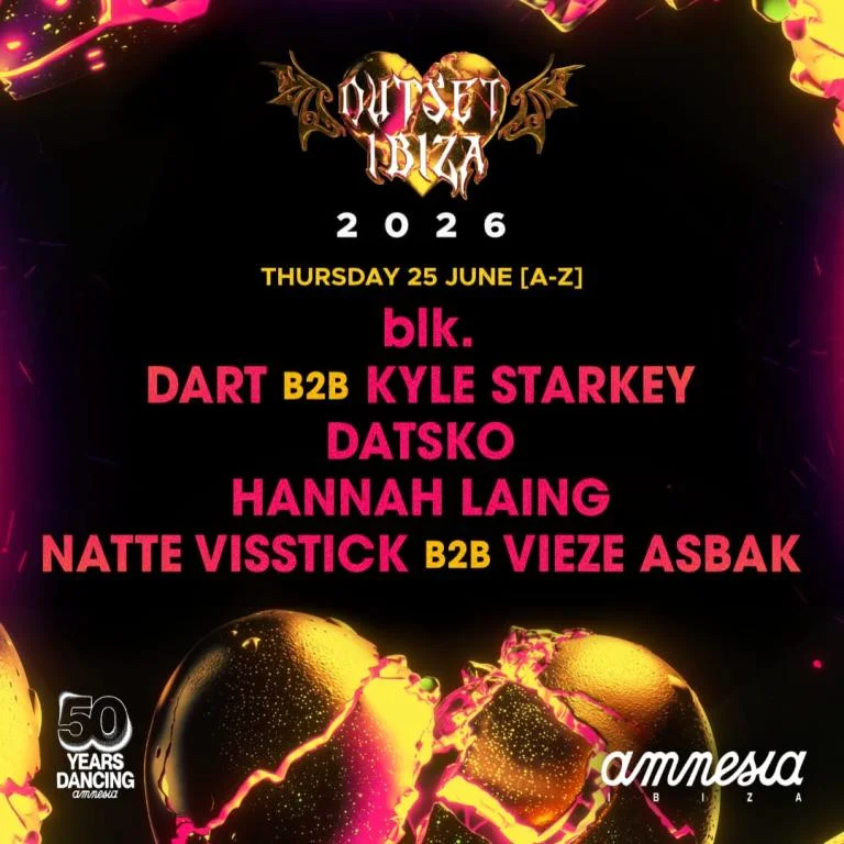 Outset Ibiza at Amnesia on Thursday, June 25, 2026