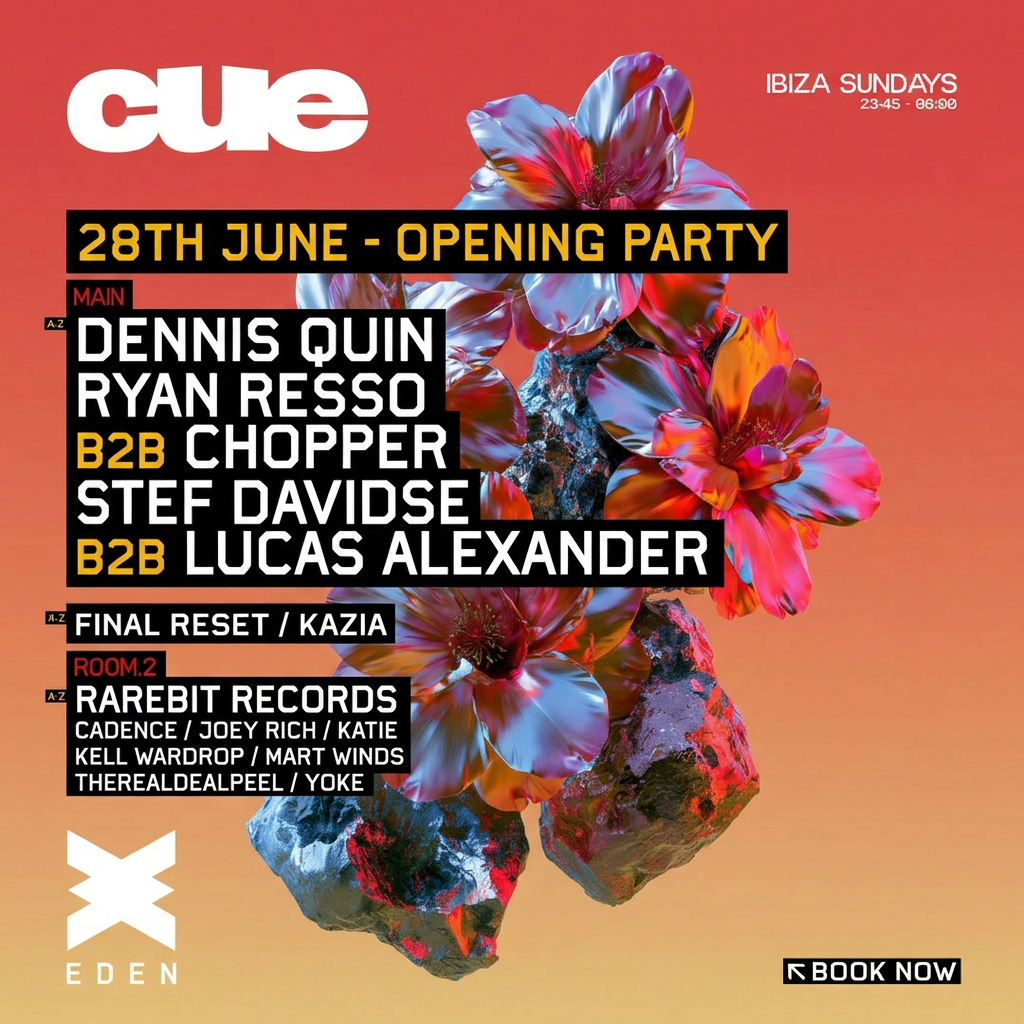 Cue at Eden on Sunday, June 28, 2026