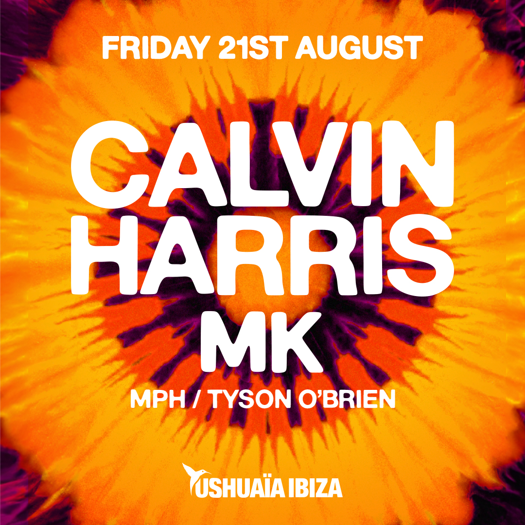 Calvin Harris at Ushuaïa on Friday, August 21, 2026