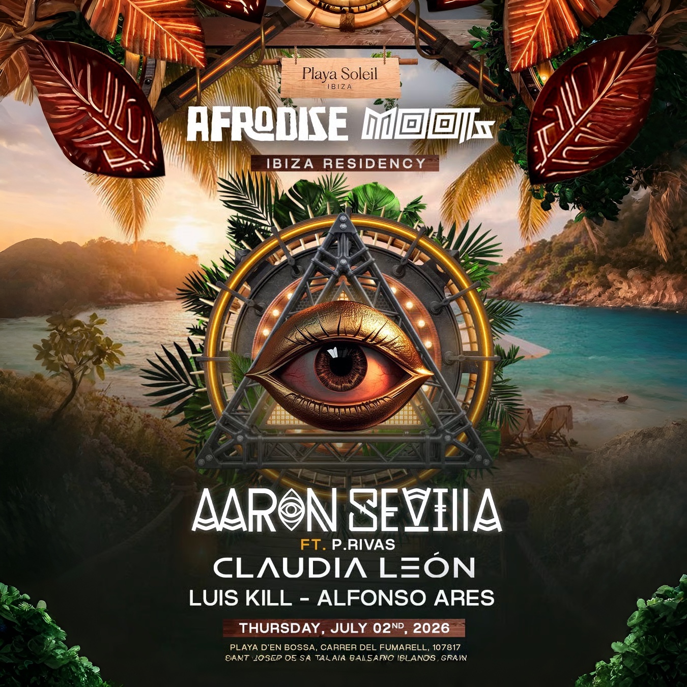 Afrodise &amp; Moots at Playa Soleil on Thursday, July 2, 2026