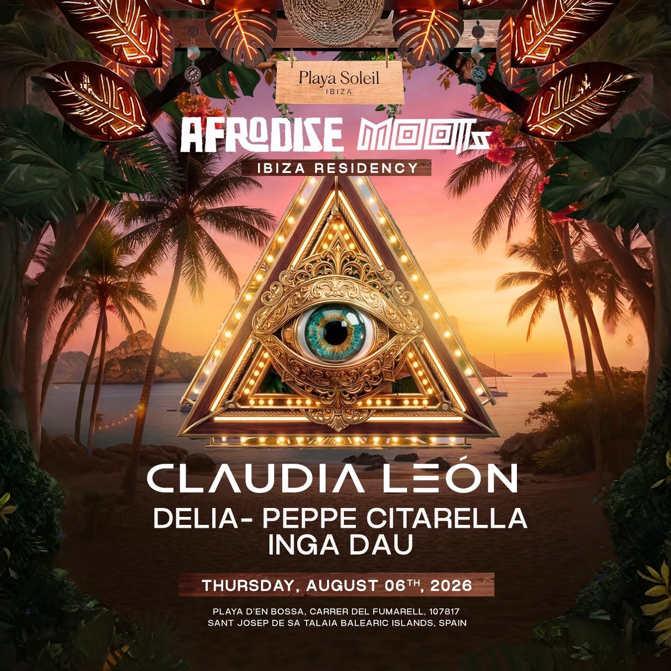 Afrodise &amp; Moots at Playa Soleil on Thursday, August 6, 2026