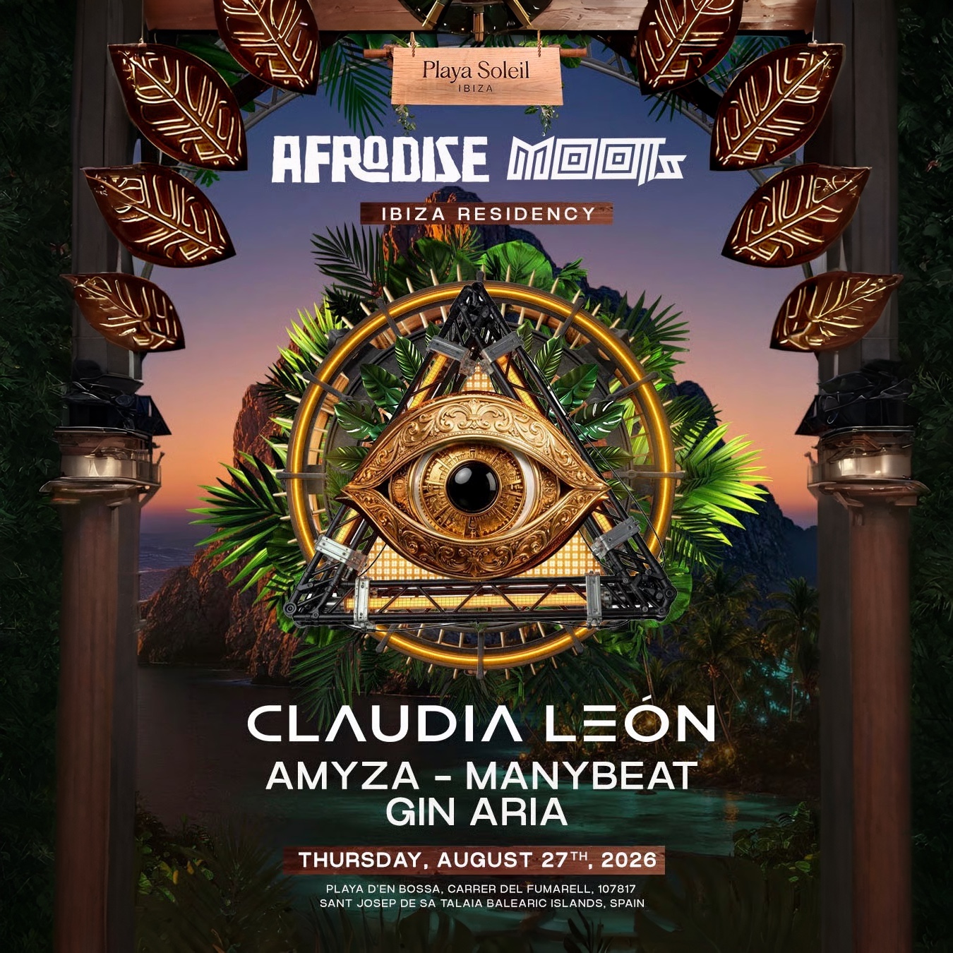 Afrodise &amp; Moots at Playa Soleil on Thursday, August 27, 2026