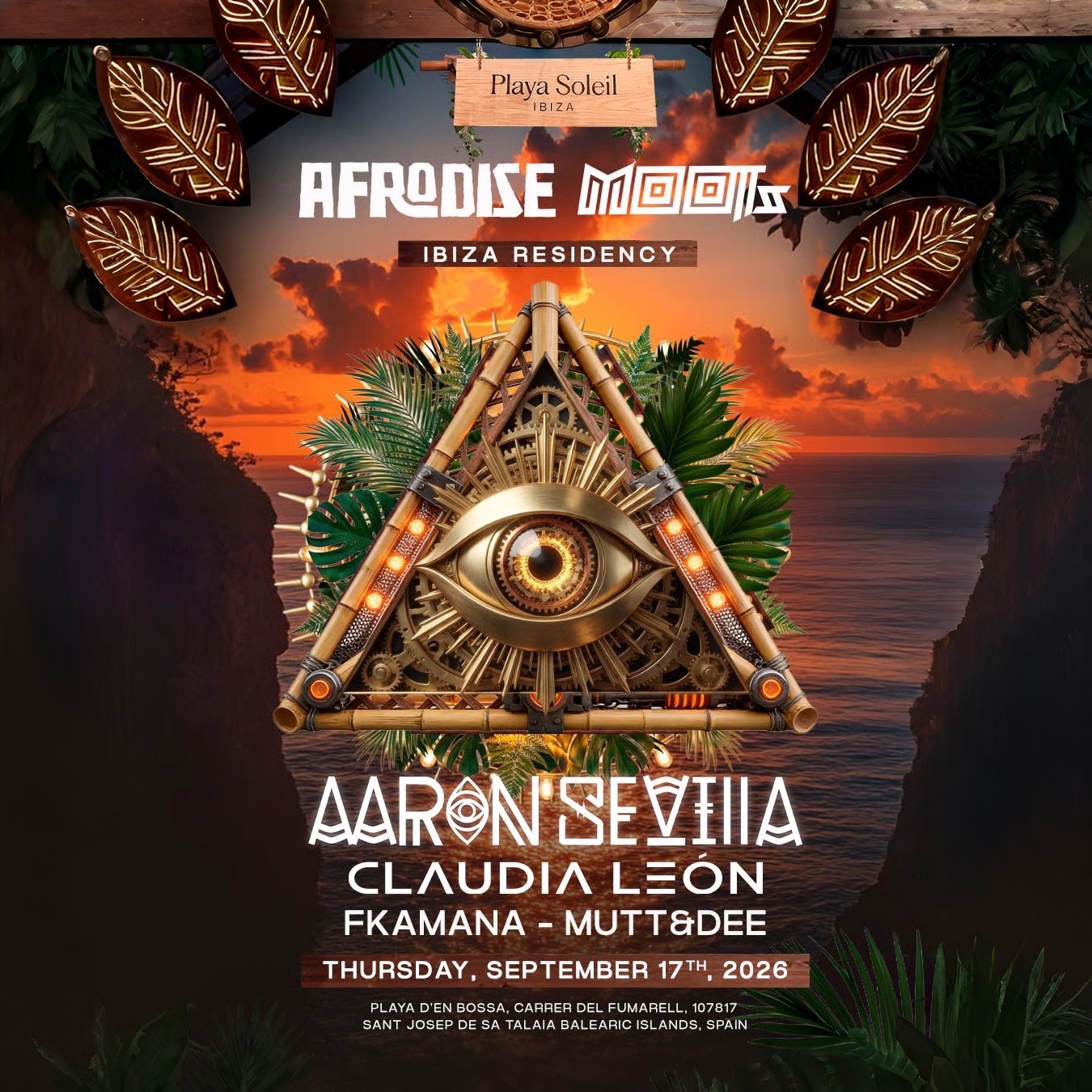 Afrodise &amp; Moots at Playa Soleil on Thursday, September 17, 2026
