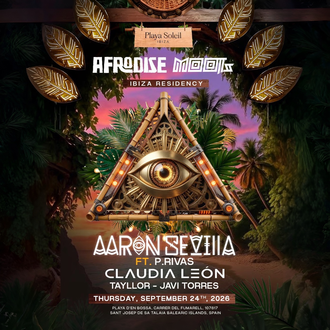 Afrodise &amp; Moots at Playa Soleil on Thursday, September 24, 2026