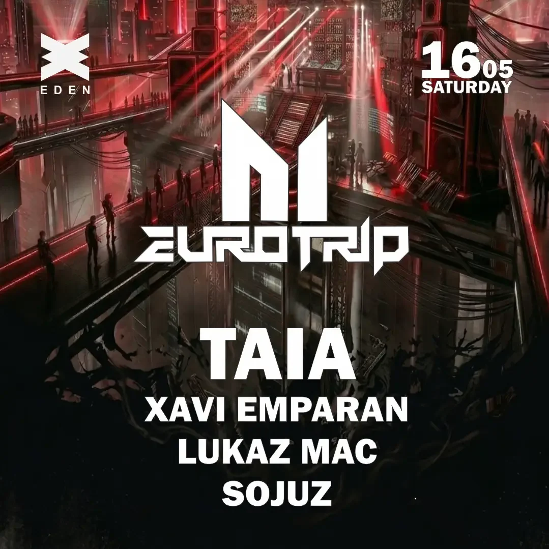 EuroTrip at Eden on Saturday, May 16, 2026