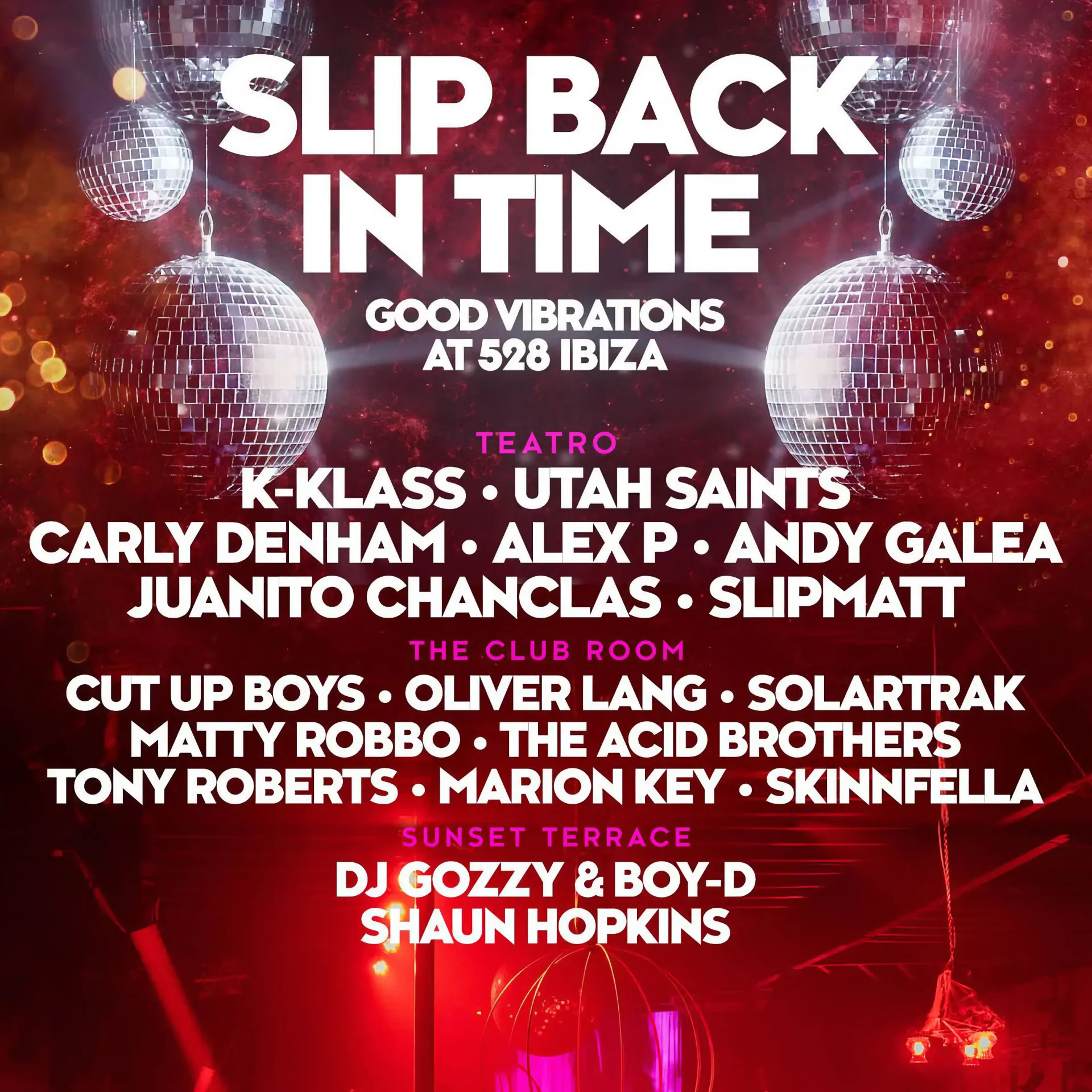 Slip Back in Time at 528 on Friday, May 15, 2026