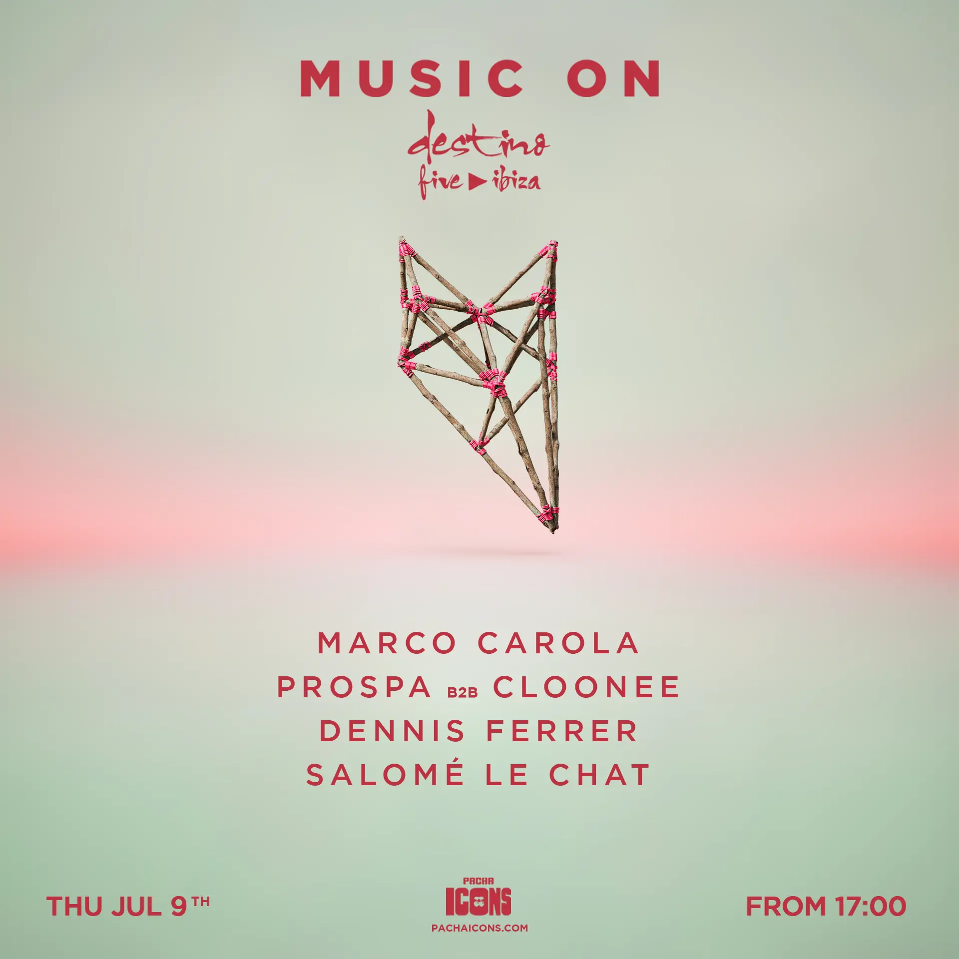 Music On at Destino Five on Thursday, July 9, 2026