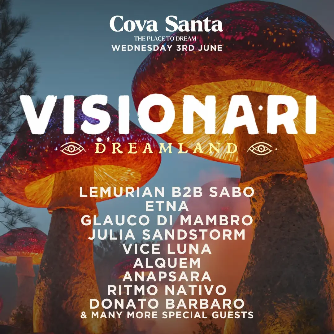Visionari at Cova Santa on Wednesday, June 3, 2026