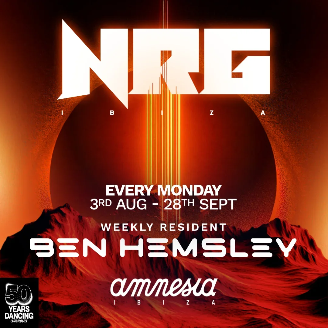 Nrg at Amnesia on Monday, September 28, 2026