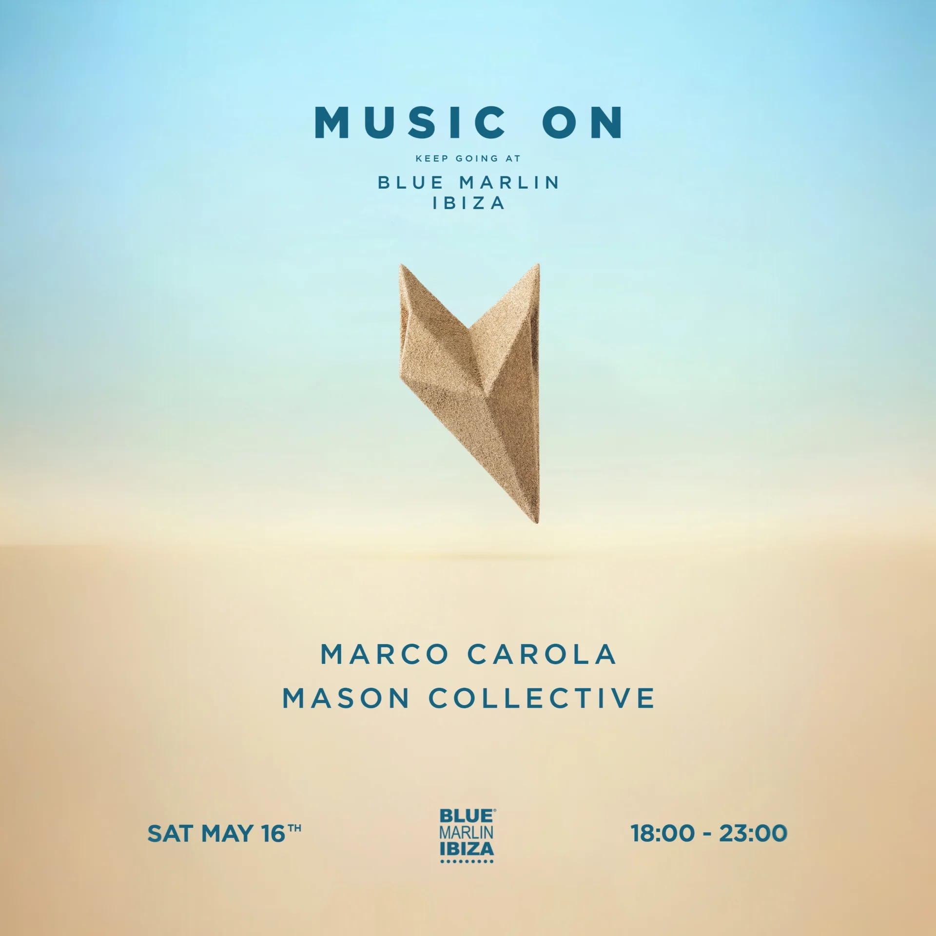 Music On at Blue Marlin on Saturday, May 16, 2026