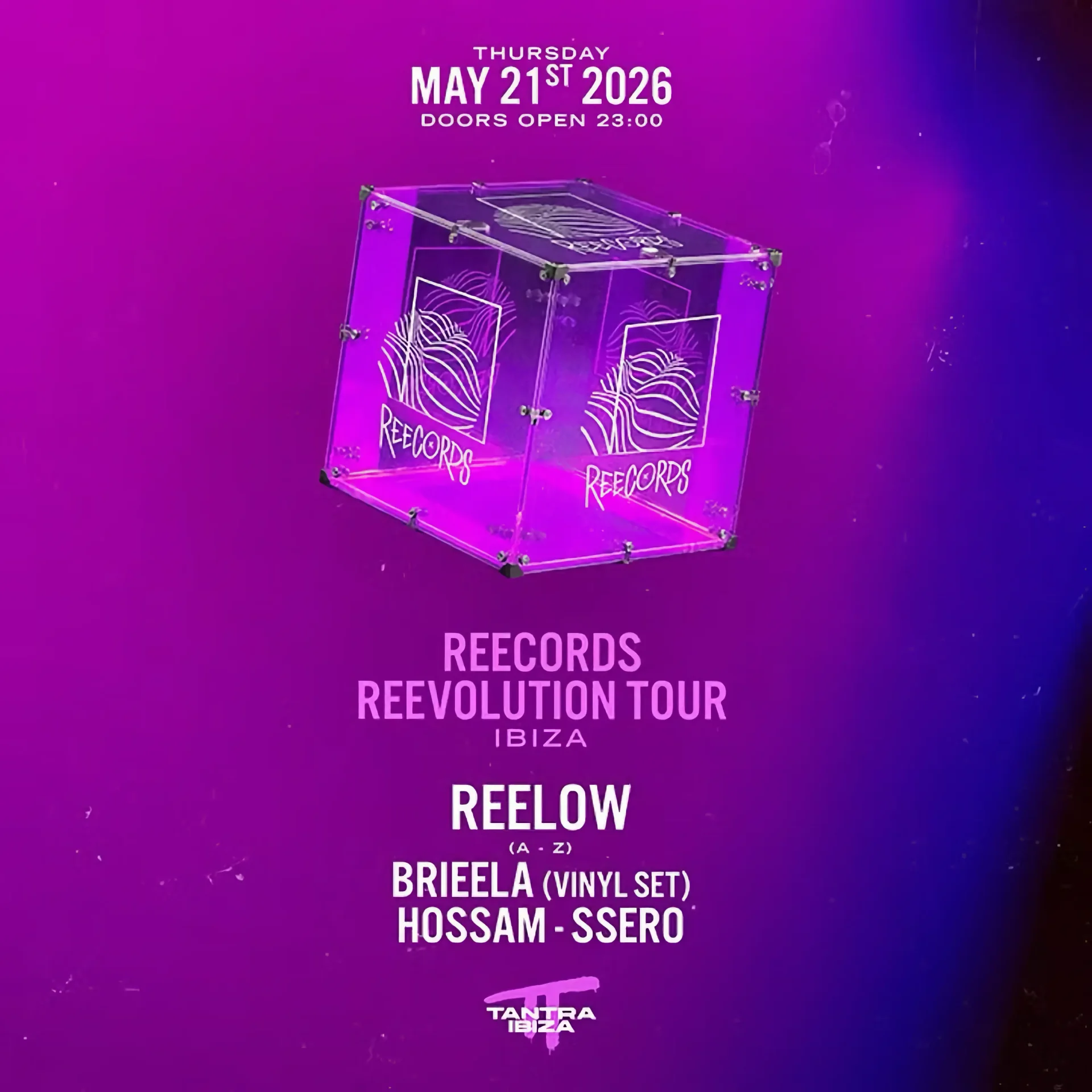 Reecords at Tantra on Thursday, May 21, 2026