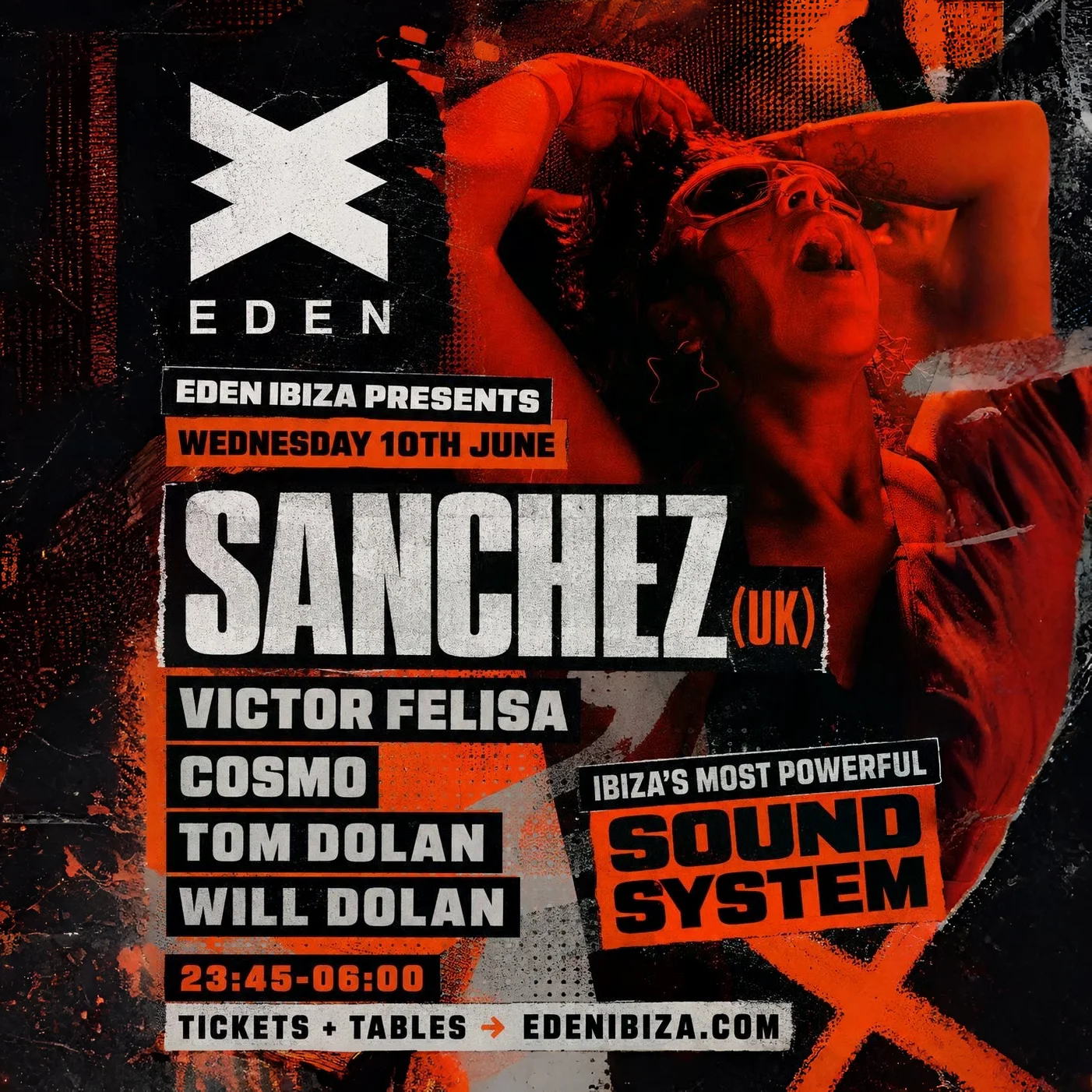 Sanchez at Eden on Wednesday, June 10, 2026
