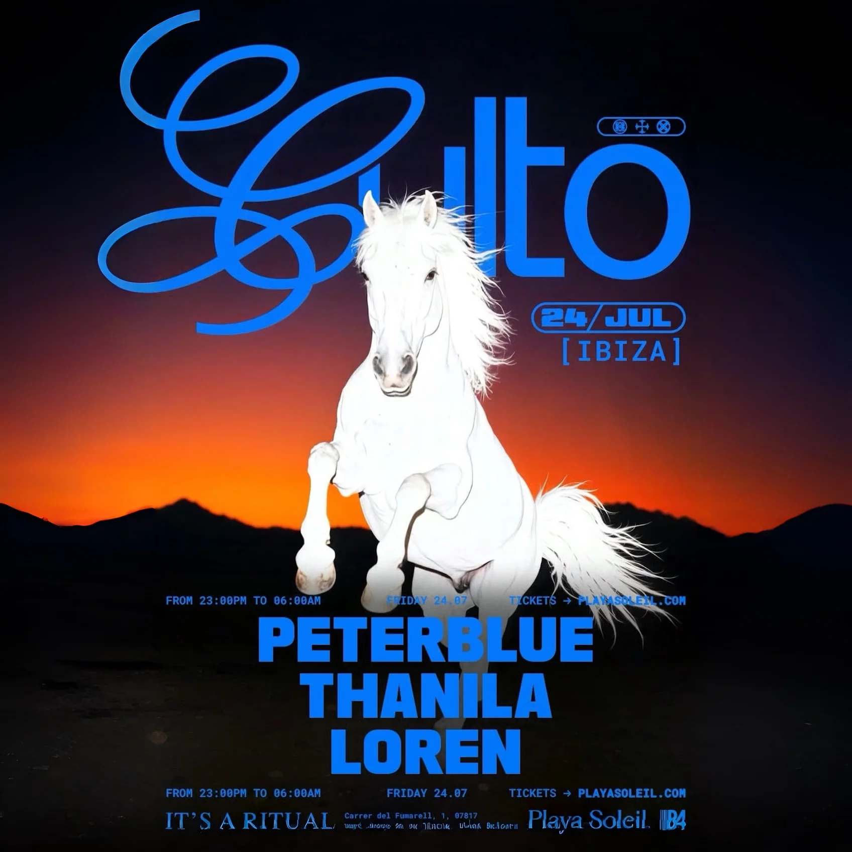 Culto at Playa Soleil on Friday, July 24, 2026
