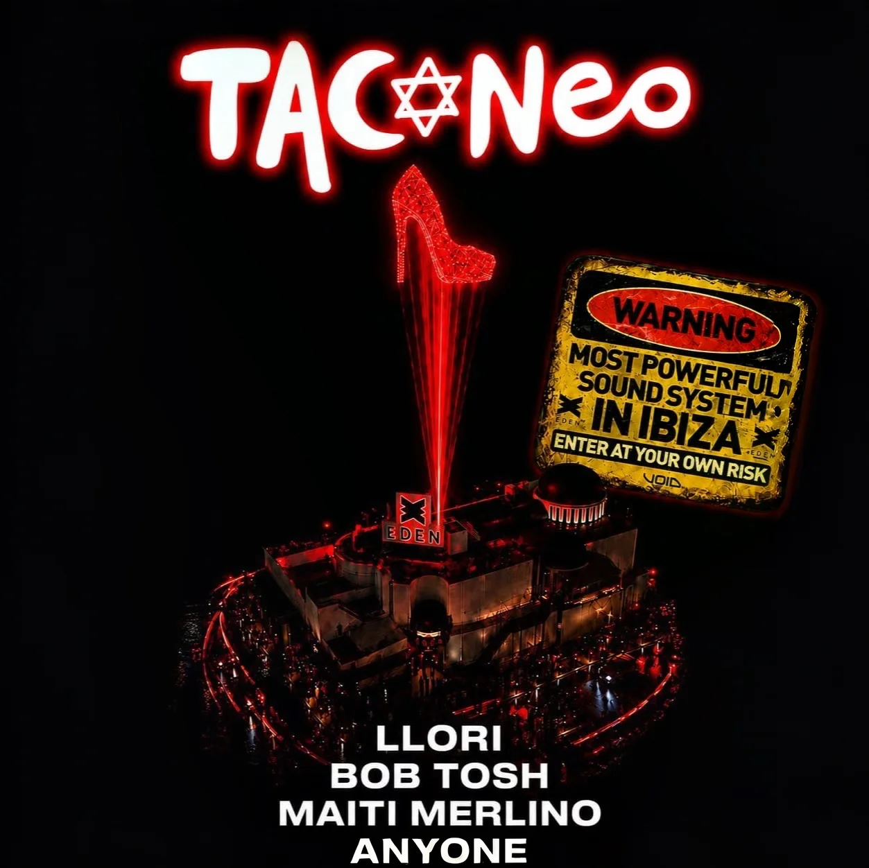 Taconeo at Eden on Saturday, August 8, 2026