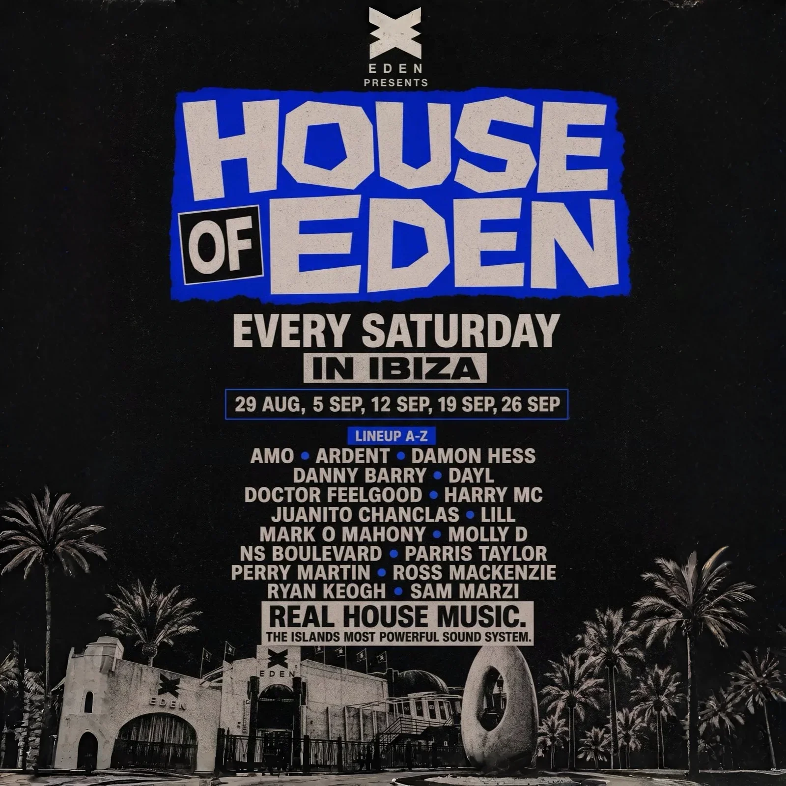 House of Eden at Eden on Saturday, September 12, 2026
