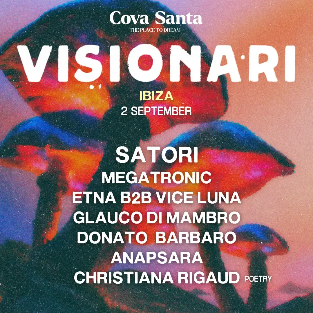 Visionari at Cova Santa on Wednesday, September 2, 2026