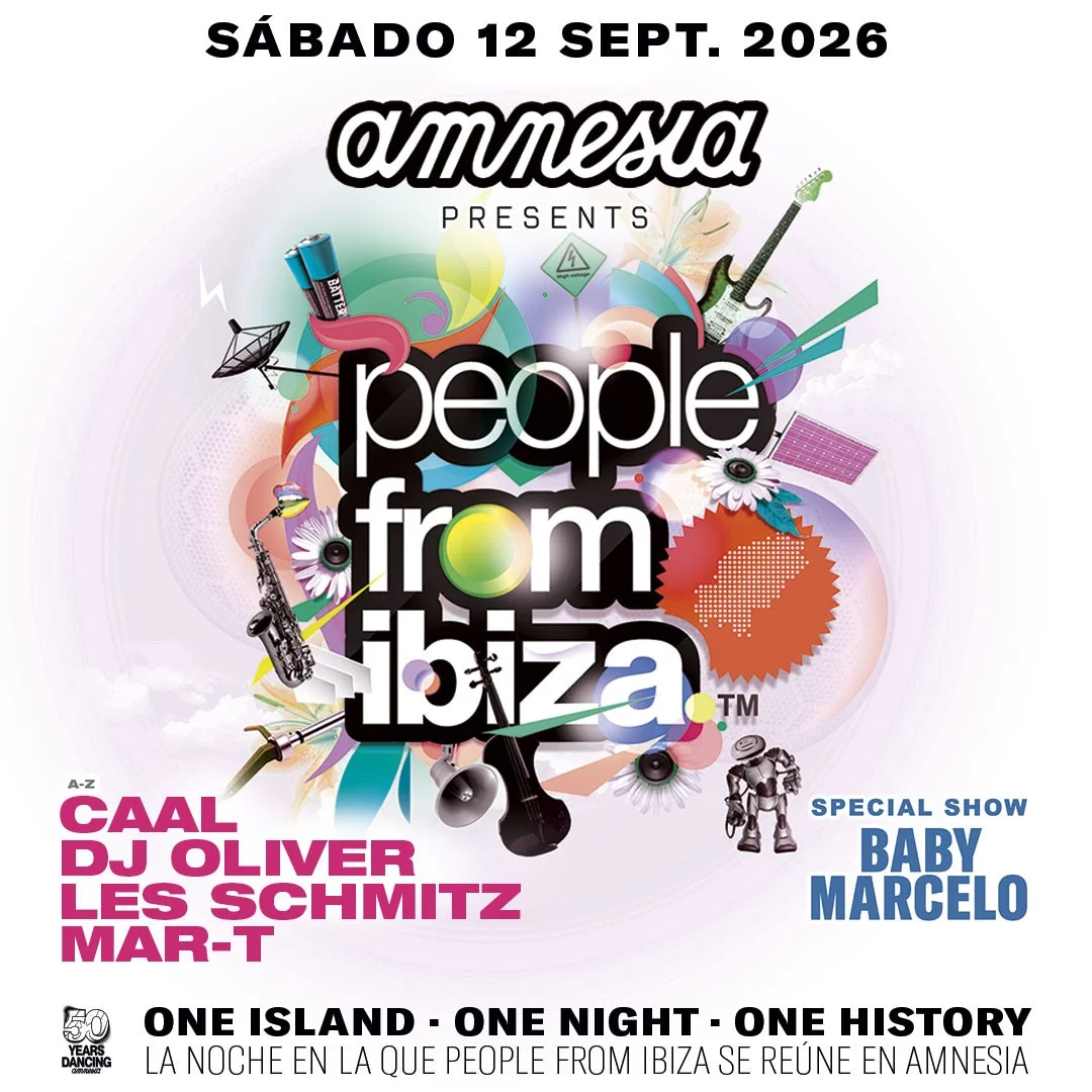 People From Ibiza at Amnesia on Saturday, September 12, 2026