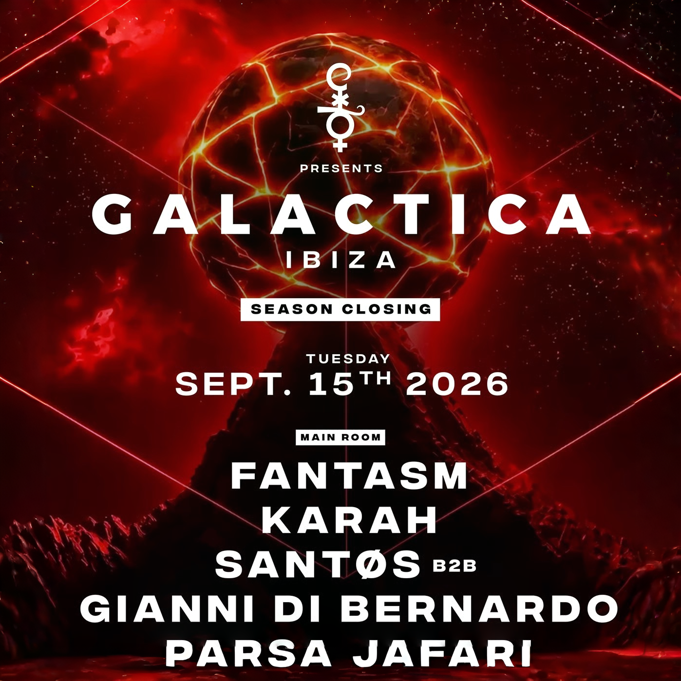 Galactica at Eden on Tuesday, September 15, 2026
