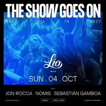 Lío Ibiza Closing Party at Lio on Sunday, October 4, 2026