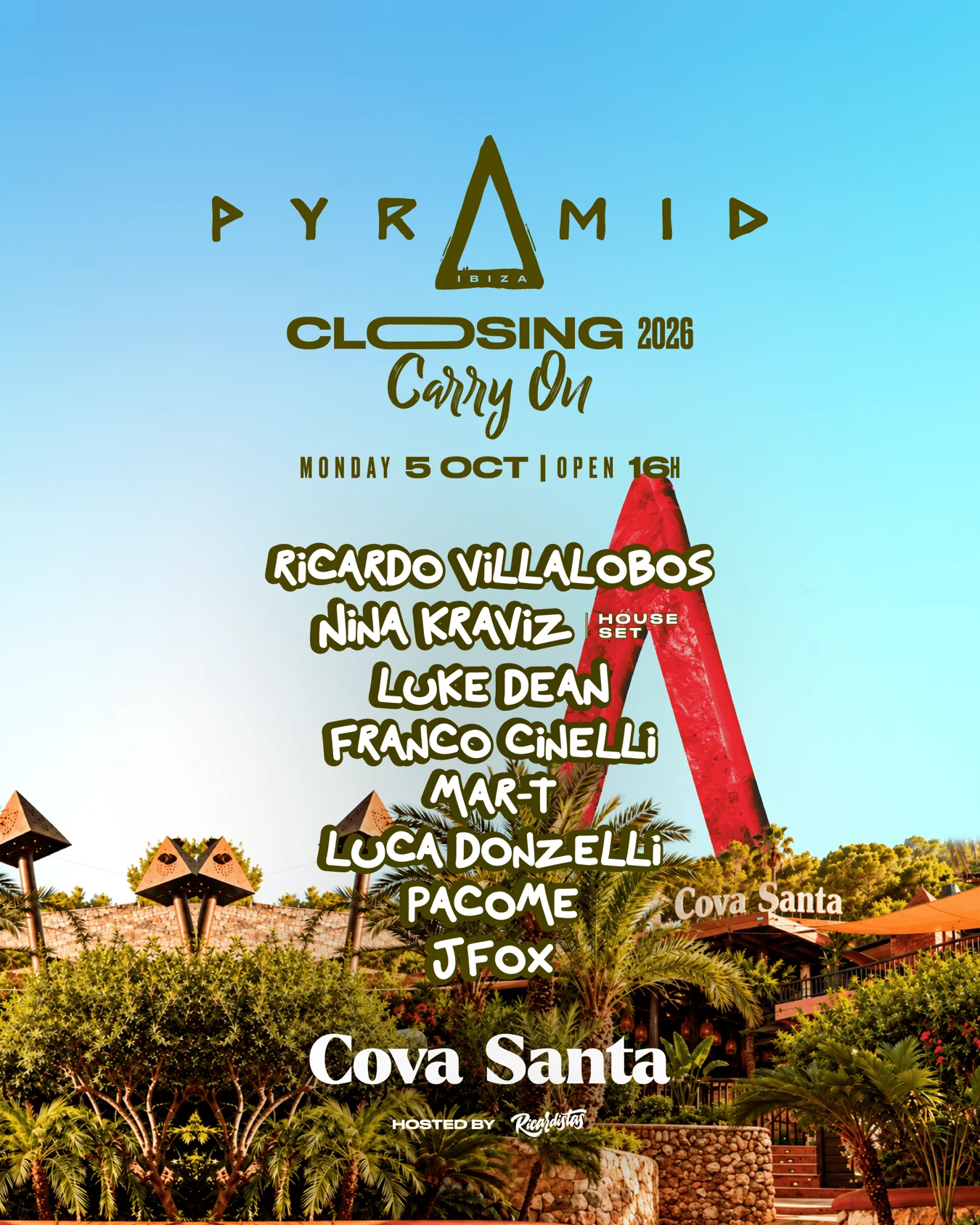Pyramid at Cova Santa on Monday, October 5, 2026