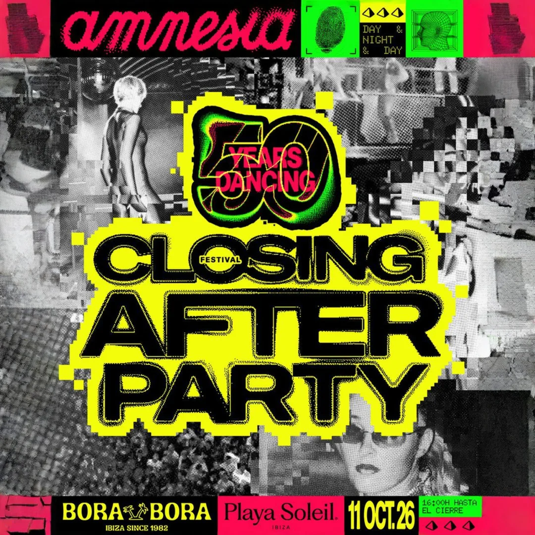Amnesia Closing After Party at Playa Soleil on Sunday, October 11, 2026