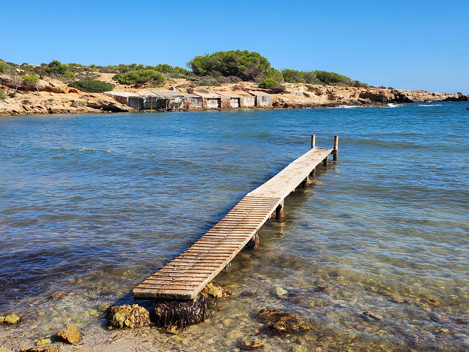 Platja S'Estanyol — Beach in Santa Eulalia, Ibiza