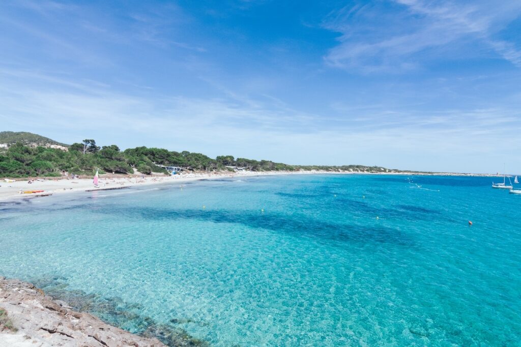 Platja de ses Salines — Beach in San Josep, Ibiza